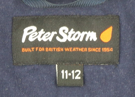 Peter Storm Teen Blue Fleece Sweatshirt Size 11-12