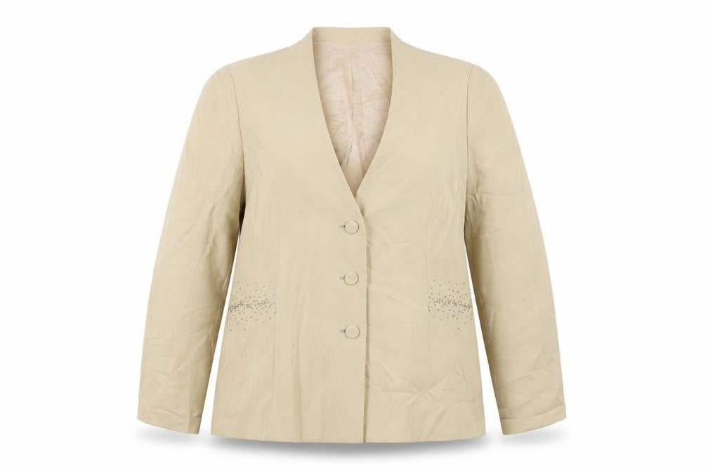 Jacques Vert Women's Beige Suit Jacket Size 20