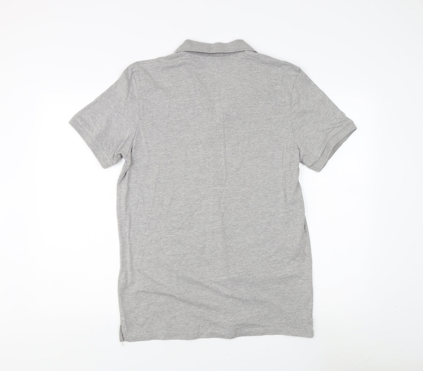 Jack & Jones Men's Grey Polo Shirt L Short Sleeve