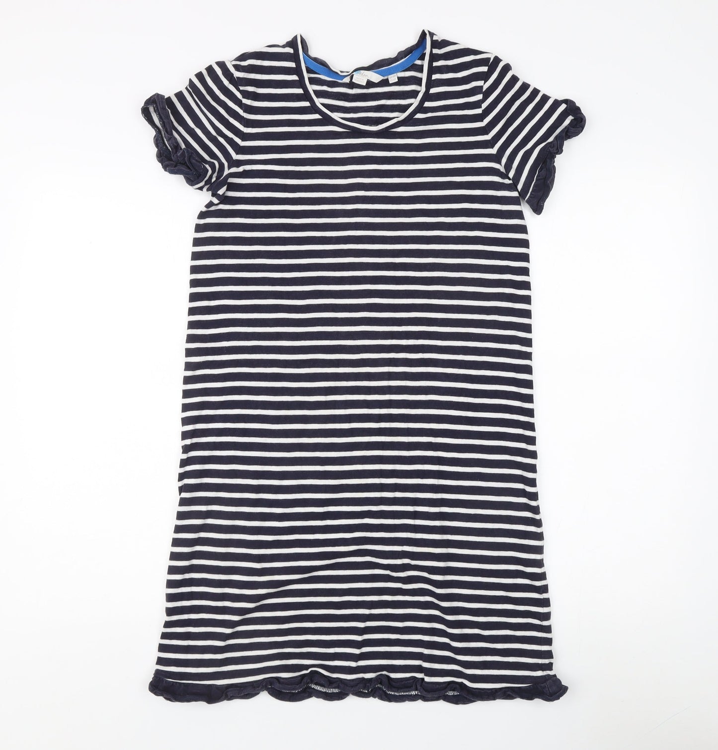 Boden Women's Black Striped T-Shirt Dress Size 10
