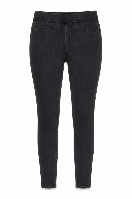 Front view of J.Crew Women's Black Skinny Jeans, size UK 0