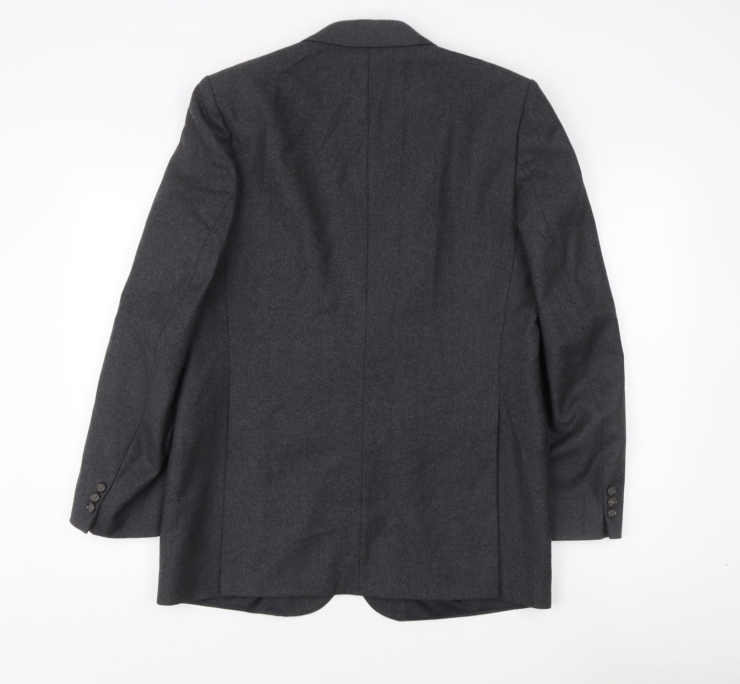 Dunn & Co Men's Grey Wool Blazer 40 Regular Jacket