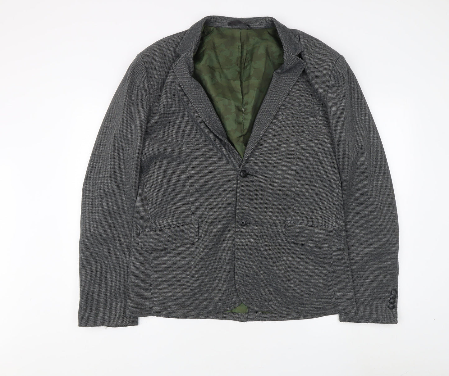 Jack & Jones Men's Grey Blazer Jacket Size 56