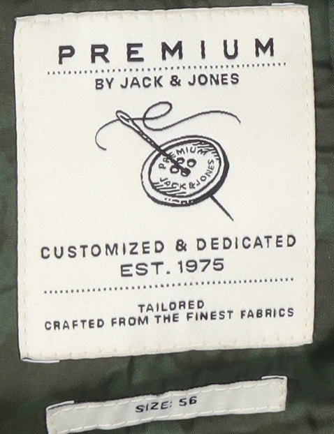 Jack & Jones Men's Grey Blazer Jacket Size 56