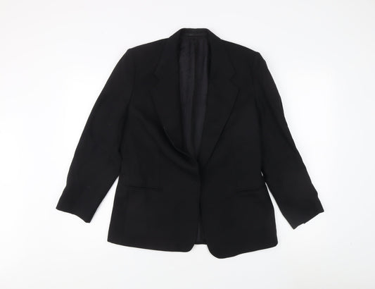 Austin Reed Black Women's Blazer UK 14 Classic Fit