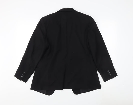 Austin Reed Black Women's Blazer UK 14 Classic Fit