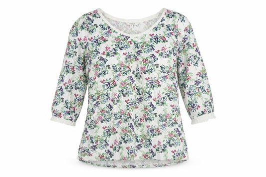 FatFace Women's Multicoloured Floral Blouse Size 10