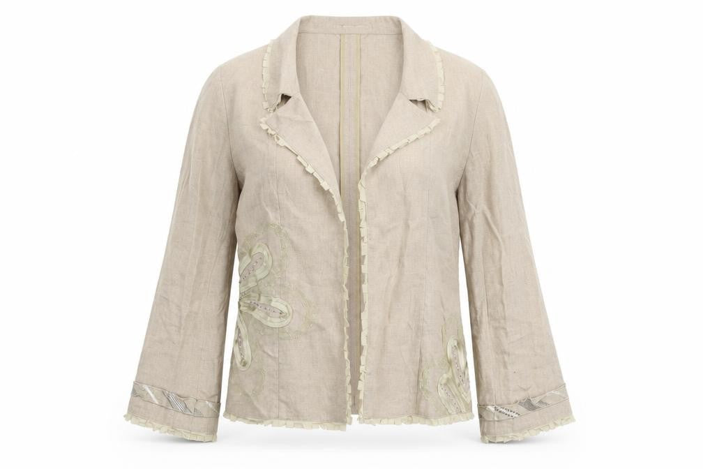 Marks and Spencer Women's Beige Blazer Size 10