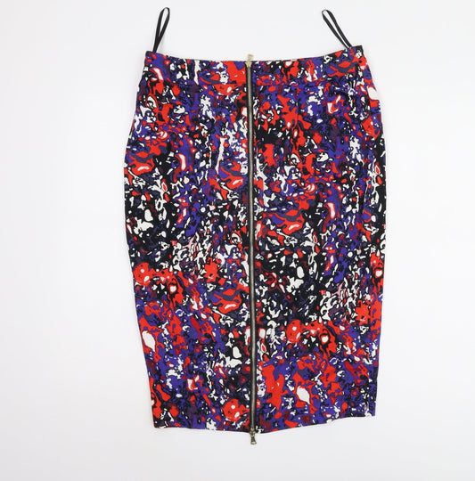 River Island Women’s Multicoloured Pencil Skirt 14