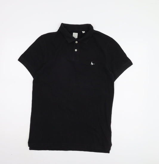 Jack Wills Men's Black Polo Shirt, Size S, Casual Wear