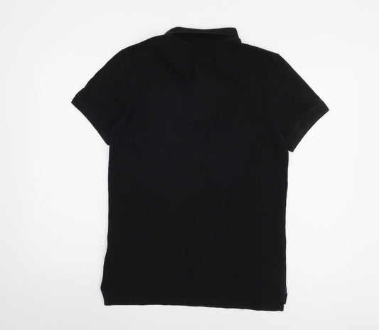 Jack Wills Men's Black Polo Shirt, Size S, Casual Wear