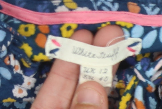 White Stuff Women's Multicoloured Floral Blouse Size 12