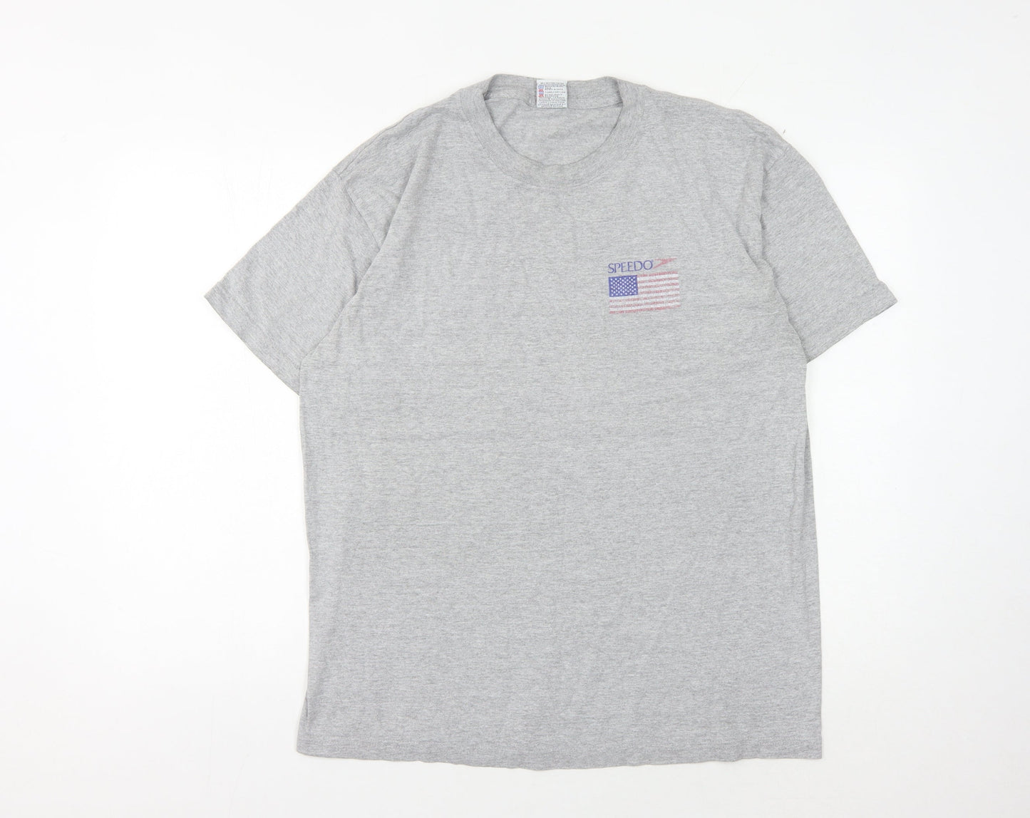 Speedo Men's Grey L Sports Graphic T-Shirt