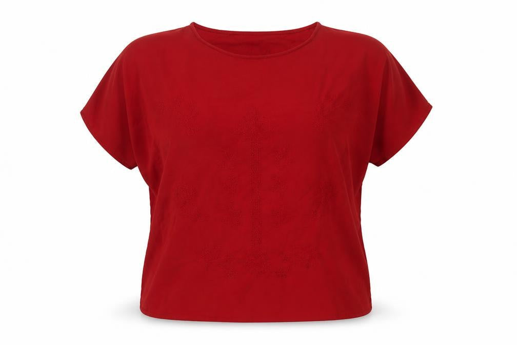 Marks and Spencer Women's Red Top, Size 16