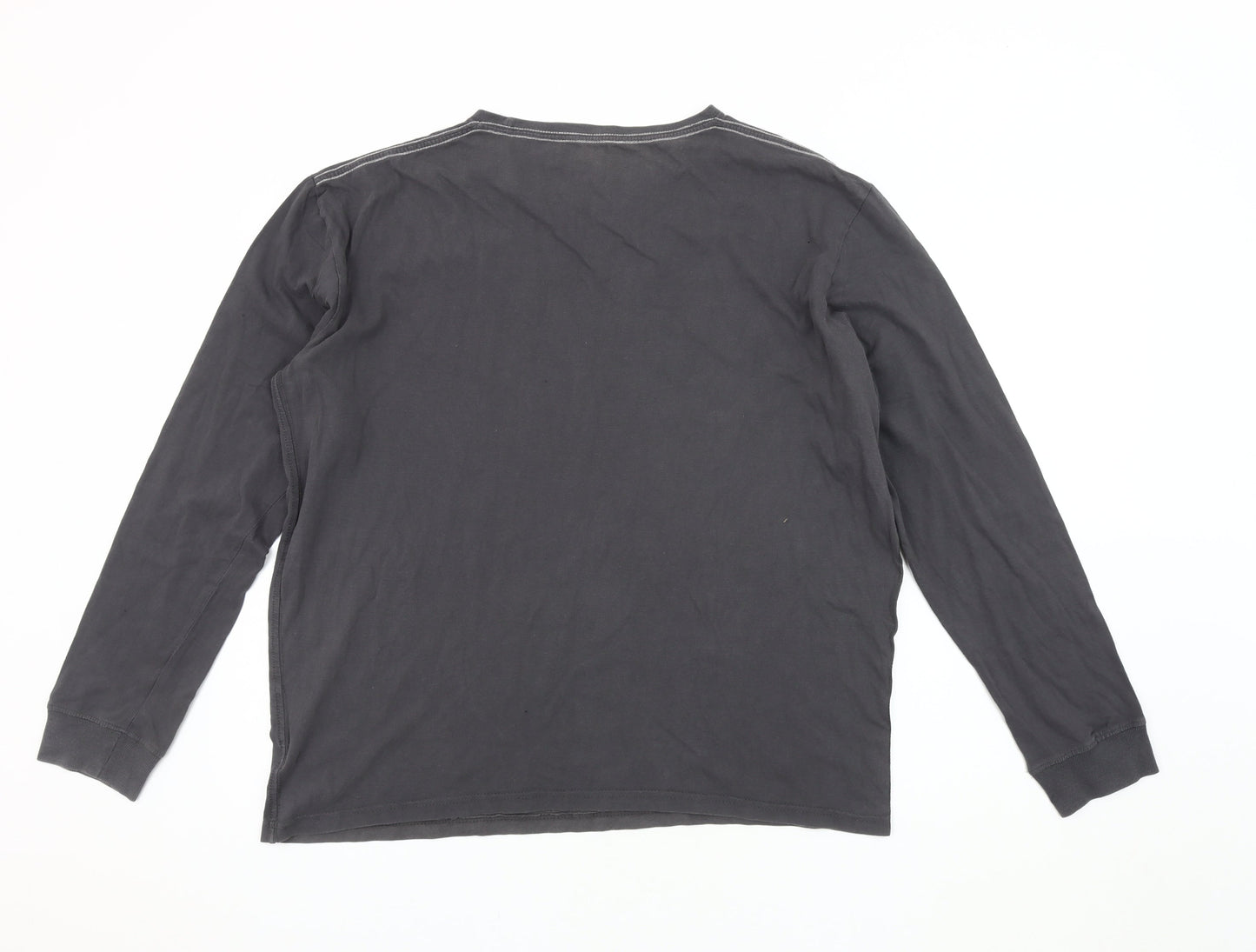 Battery Men's Grey Long Sleeve T-Shirt 2XL