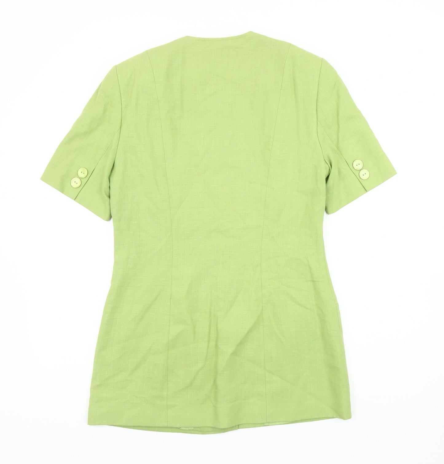 Alexon Women's Green Suit Jacket, Size 8, Short Sleeve Workwear