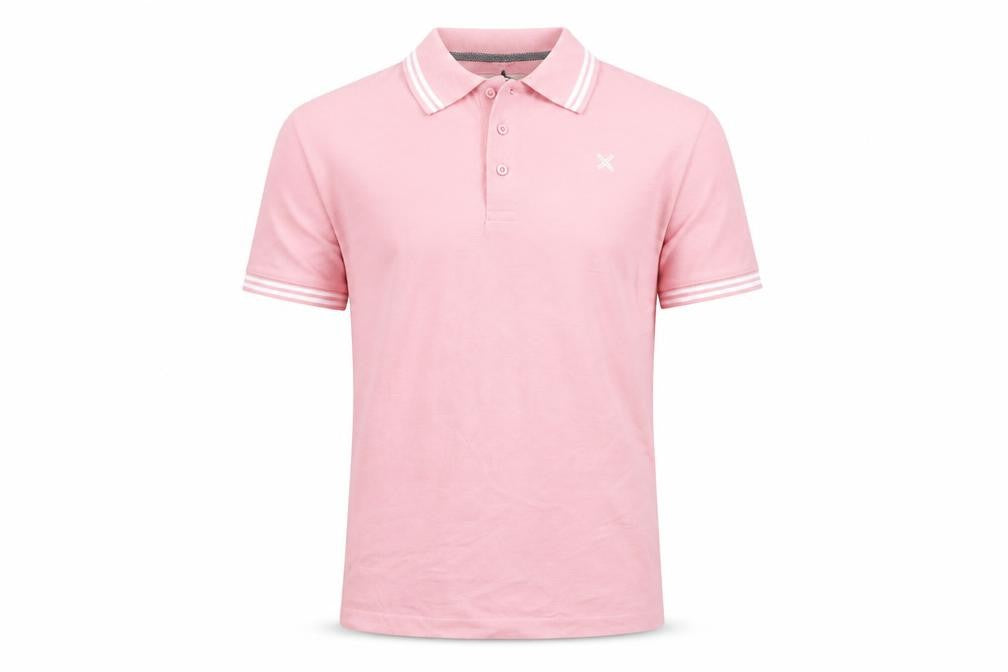 Lagooners Men's Pink Polo Shirt Large Cotton