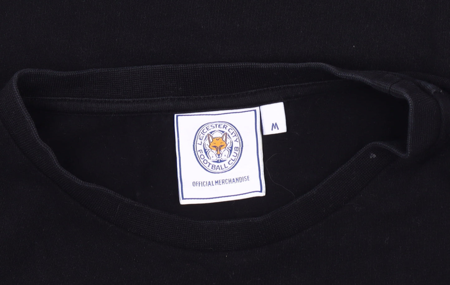 Leicester City FC Men's M Black/Green Colourblock T-Shirt