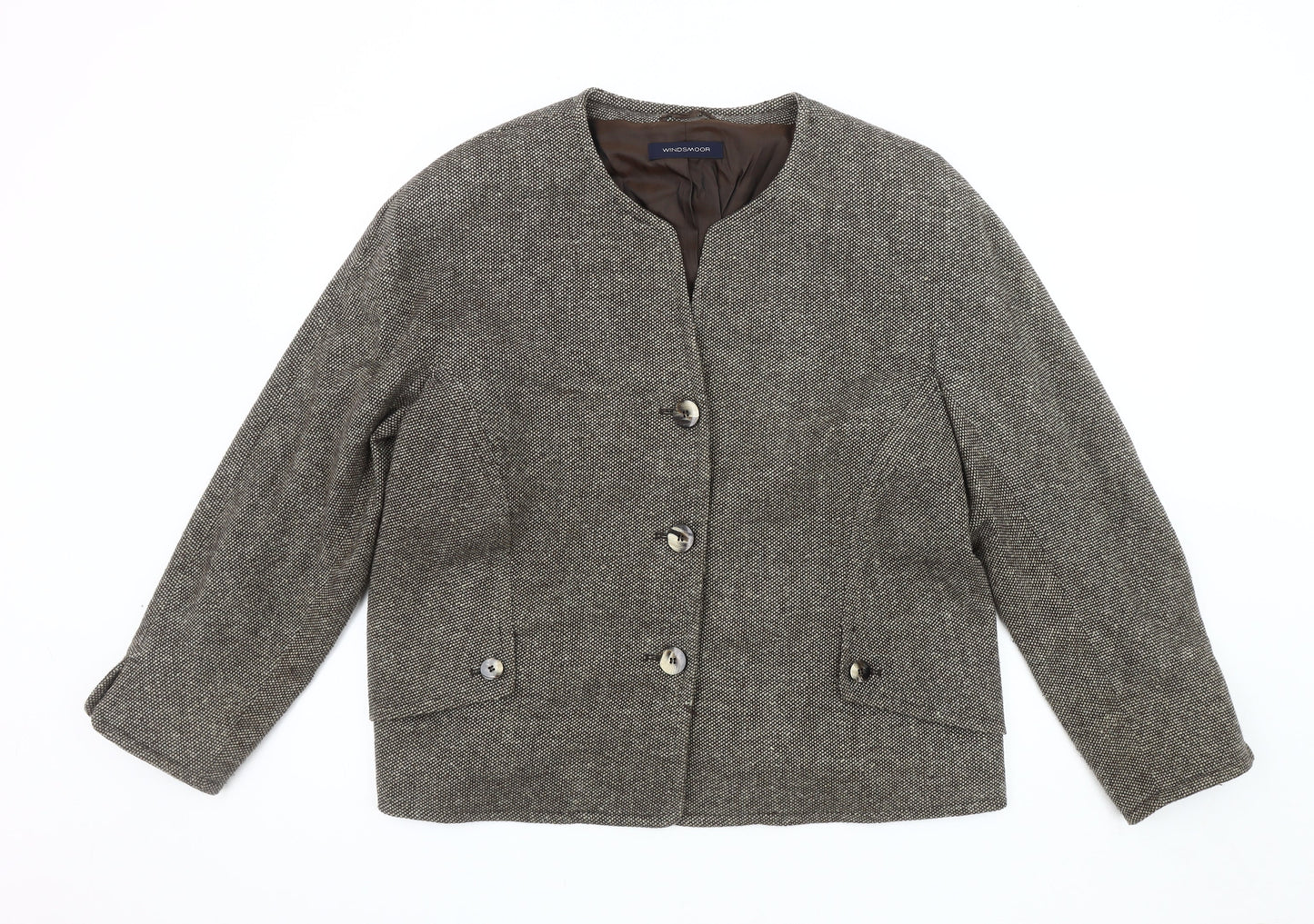 Windsmoor Women's Brown Blazer Size 16