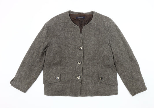 Windsmoor Women's Brown Blazer Size 16
