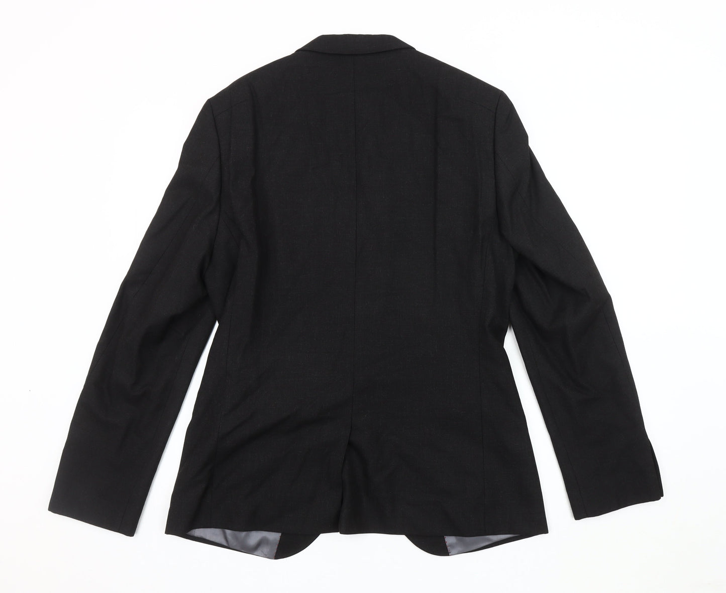 White Label Men Black Blazer Jacket 40R Regular Fit