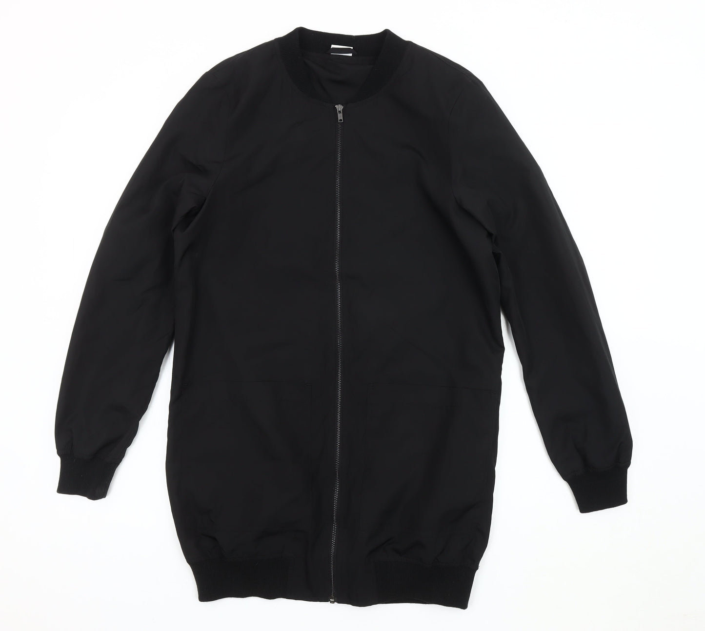 Jacqueline de Yong Women's Black Bomber Jacket Size 2