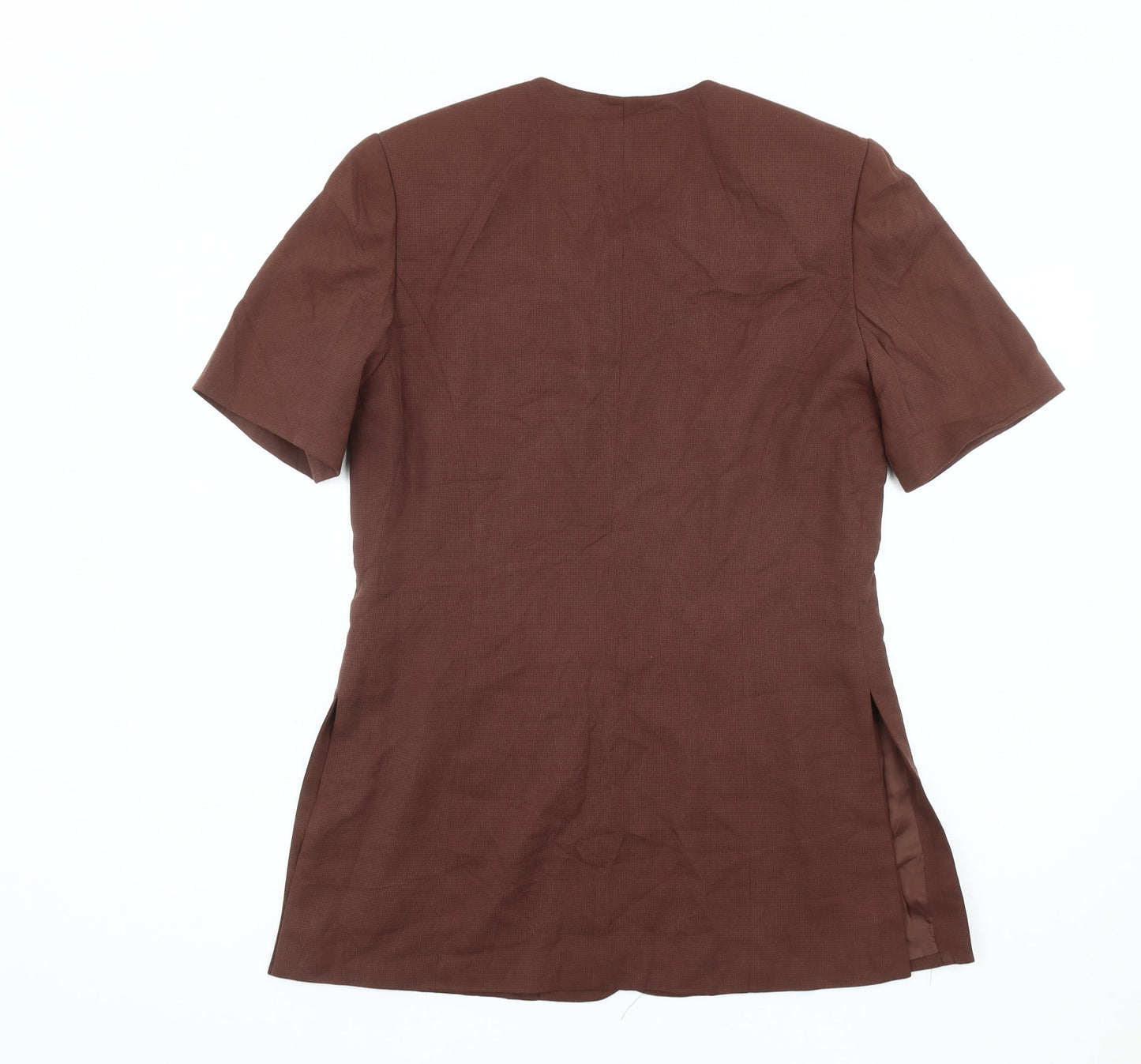 Alexon Women's Brown Silk Suit Top Size 10