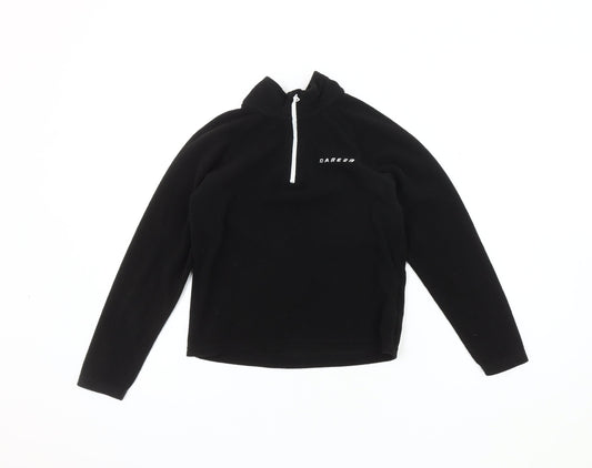 Dare2b Boys Black Fleece 1/4 Zip Sweatshirt Size 10