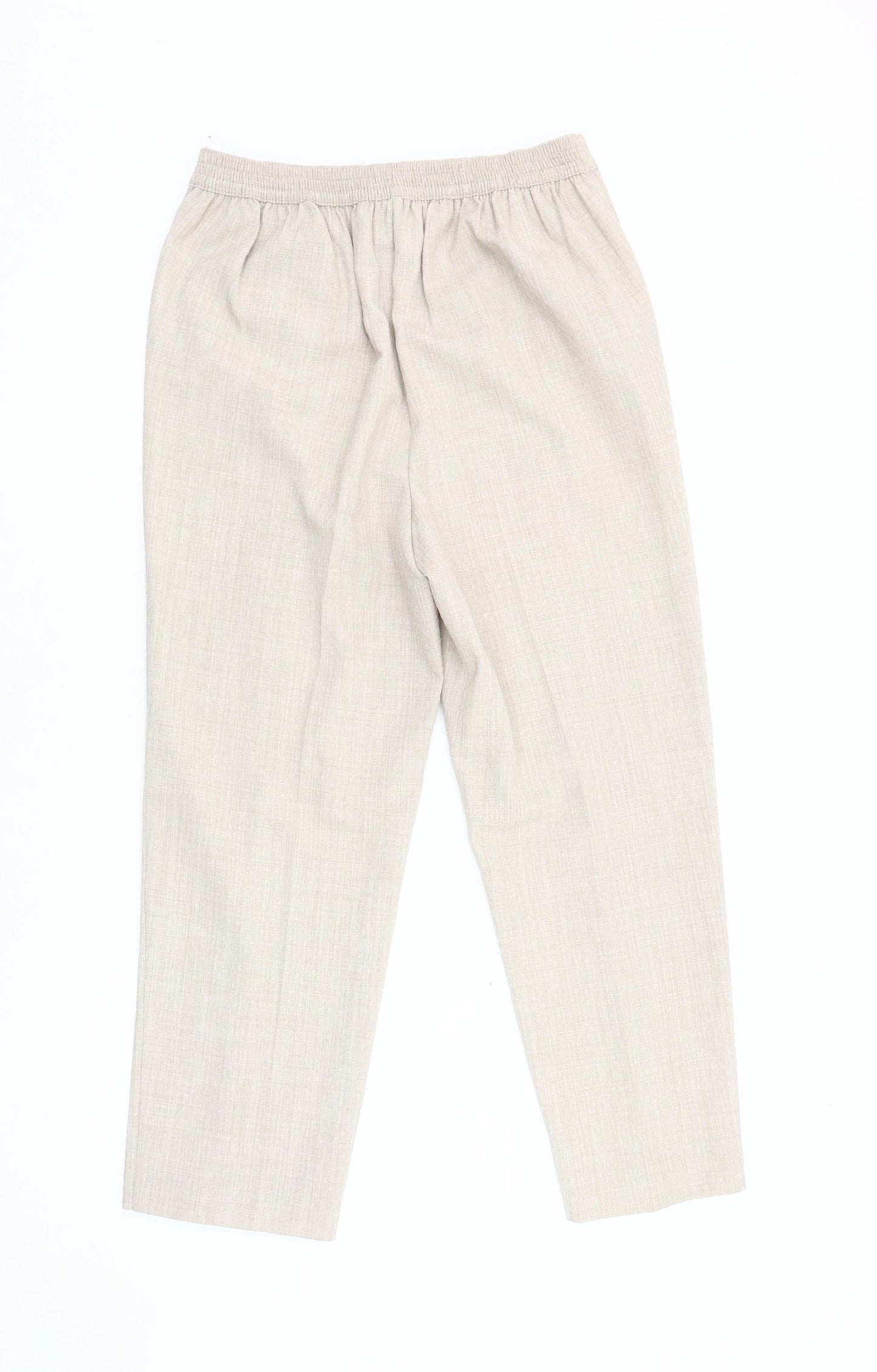 Honor Millburn Women Beige Classic Trousers Size 10