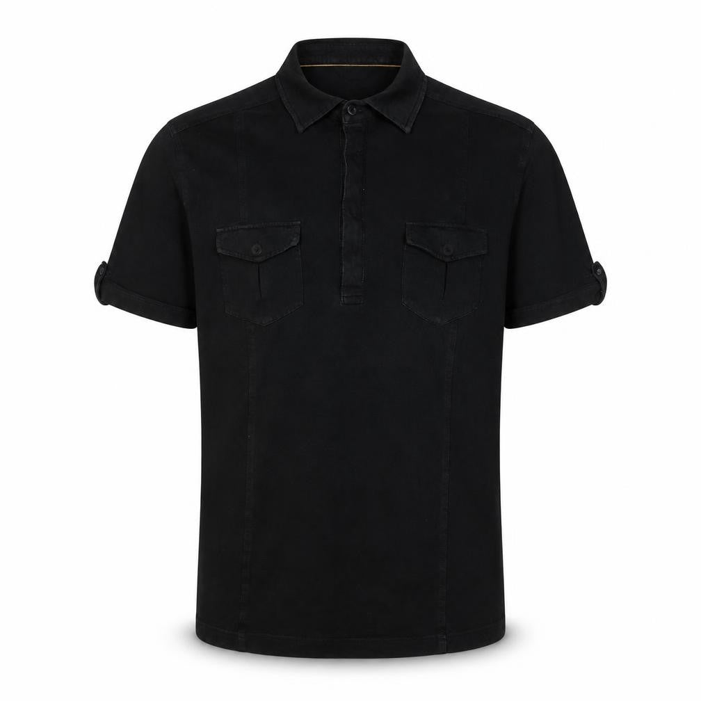 Marks and Spencer Men’s Black Polo Shirt Medium
