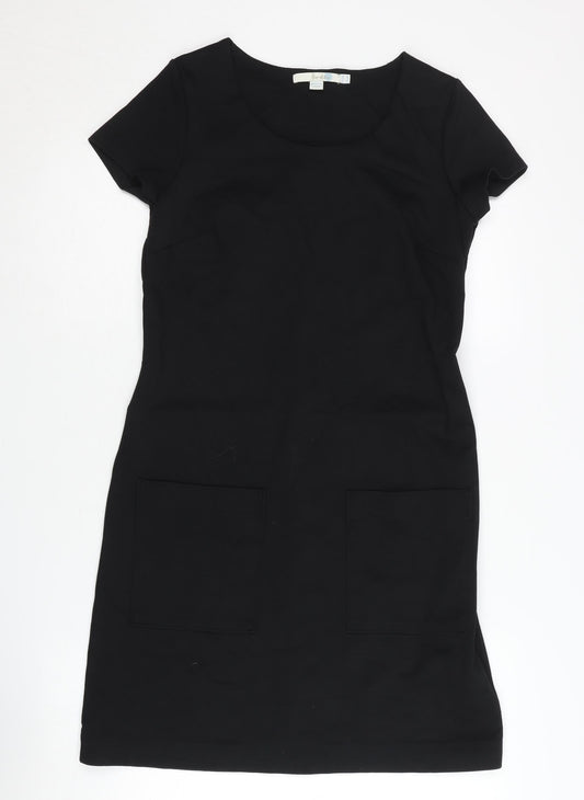 Boden Women's Black Shift Dress Size 12 with Pockets