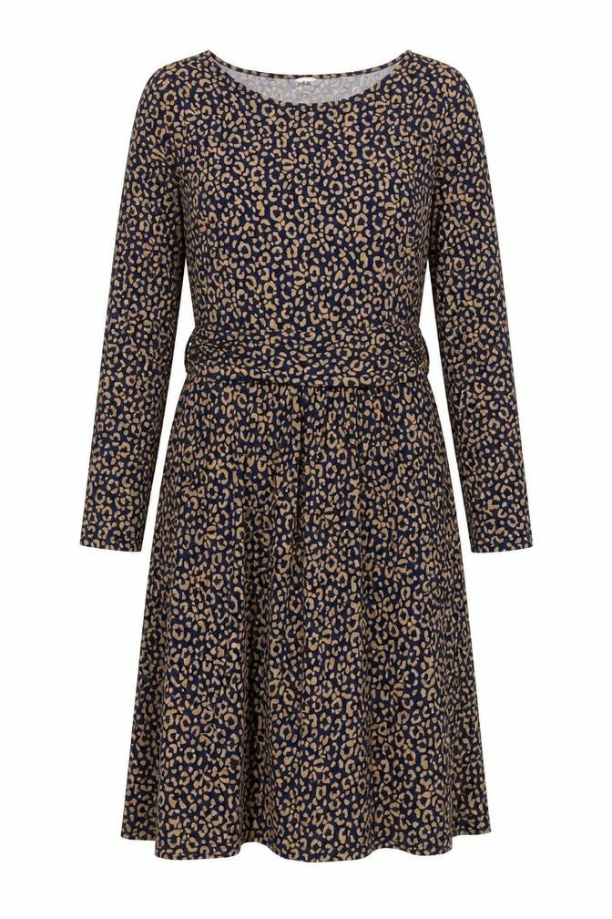Boden Women's Multicoloured Animal Print Dress Size 14