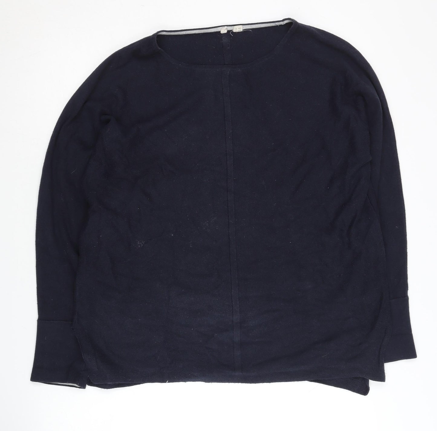 White Stuff Women's Black Round Neck Jumper Size 14