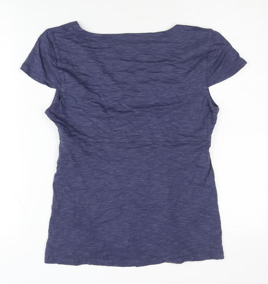 Horny Toad Women's Blue V-Neck T-Shirt M