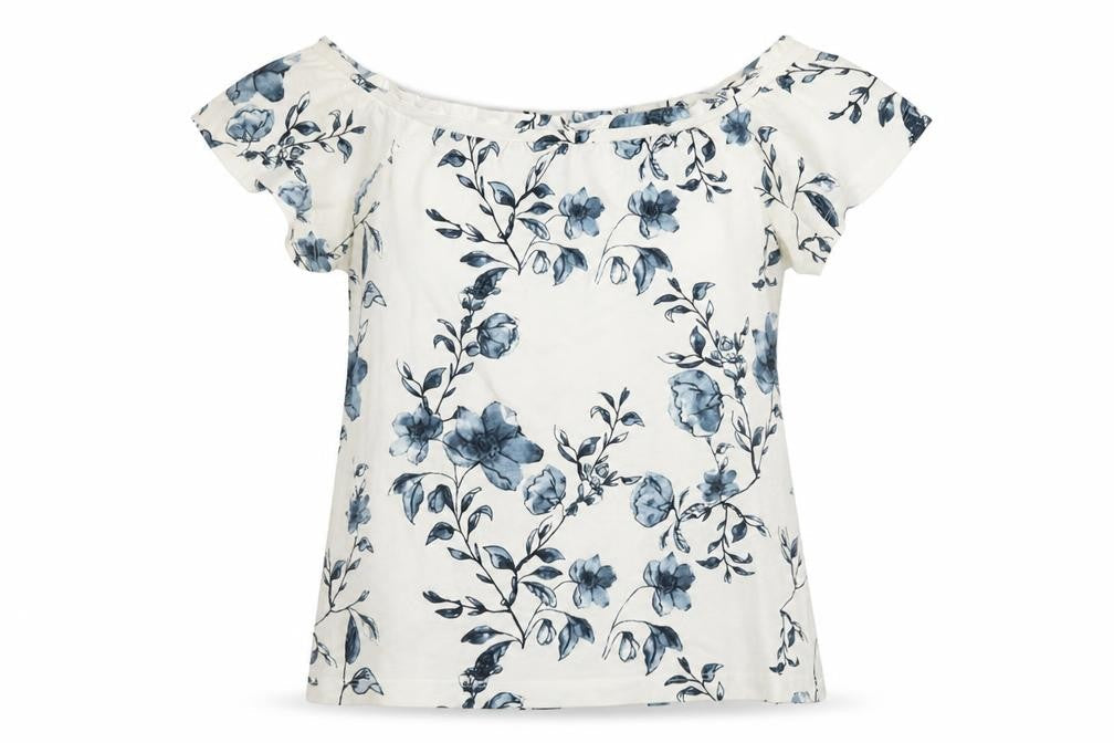 Womens UK Size XS VERO MODA White Cotton Blend Blouse
