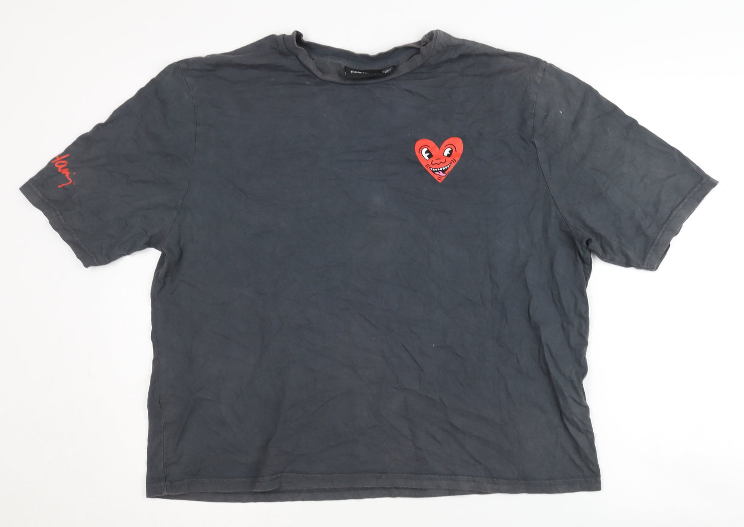 Keith Haring Unisex Black M T-Shirt, Art Inspired