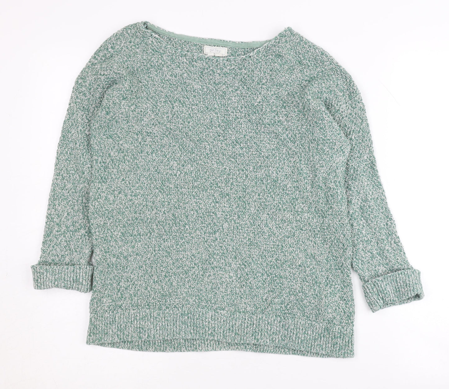 FatFace Women's Green Cotton Pullover Jumper Size 10