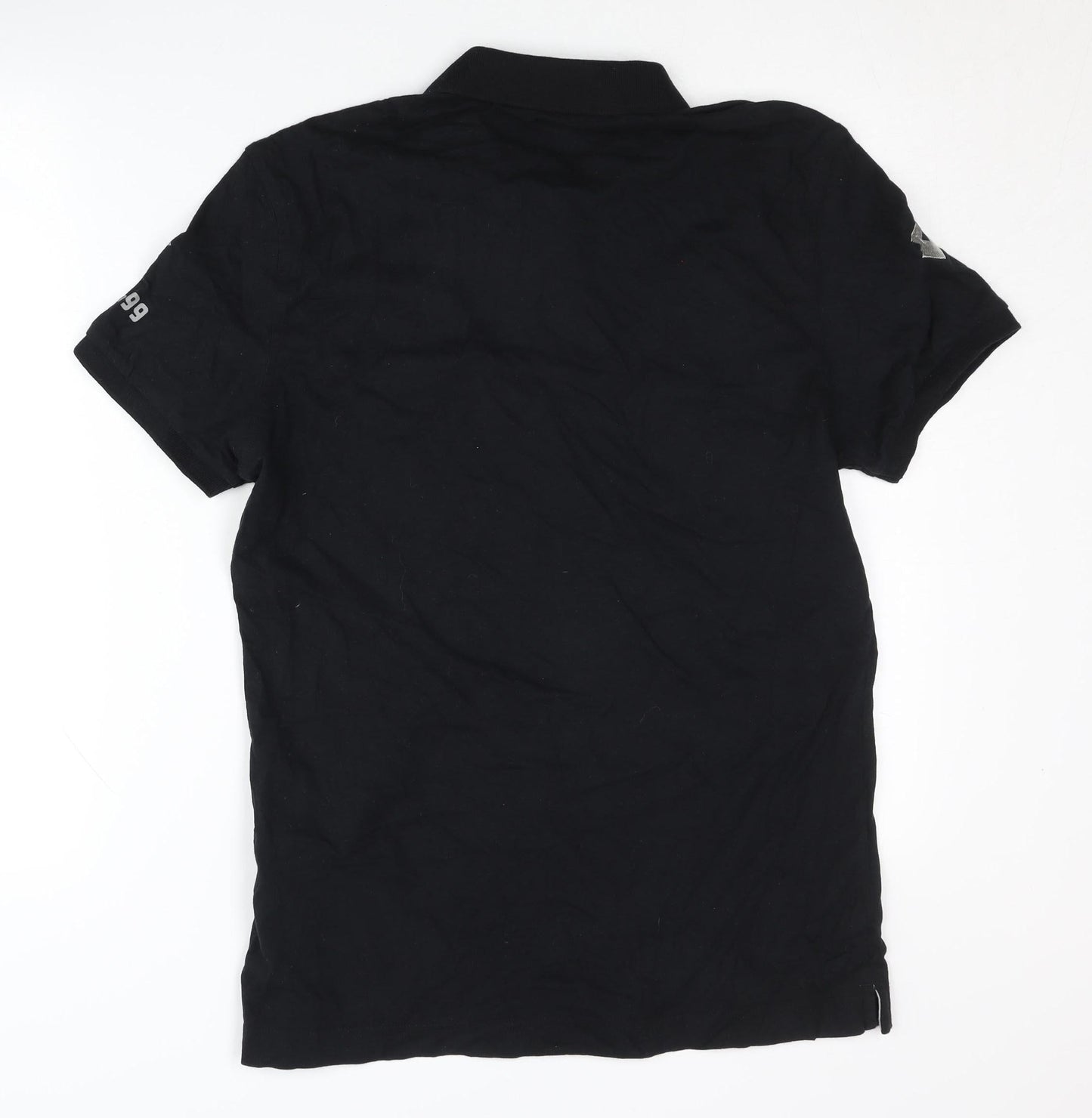 Lotto Men's Black L Short Sleeve Polo Shirt