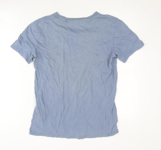 Quiksilver Men's XS Blue Graphic T-Shirt