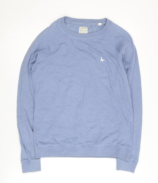 Jack Wills Women's Blue Pullover Sweatshirt Size 12