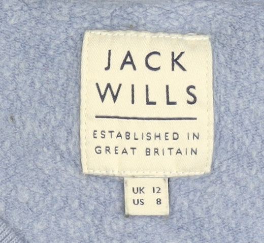Jack Wills Women's Blue Pullover Sweatshirt Size 12