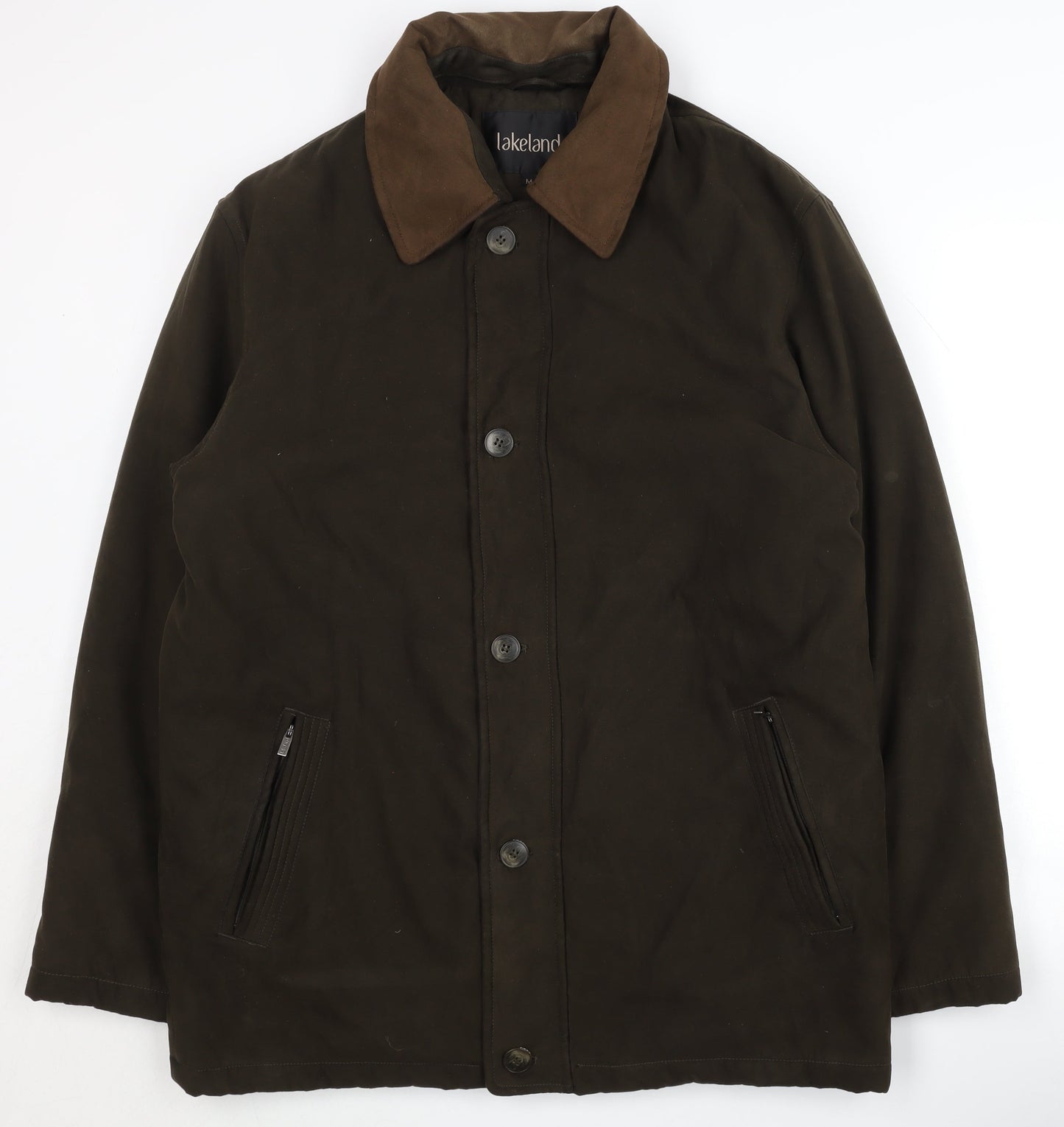 Lakeland Men's Brown Button Jacket Size M