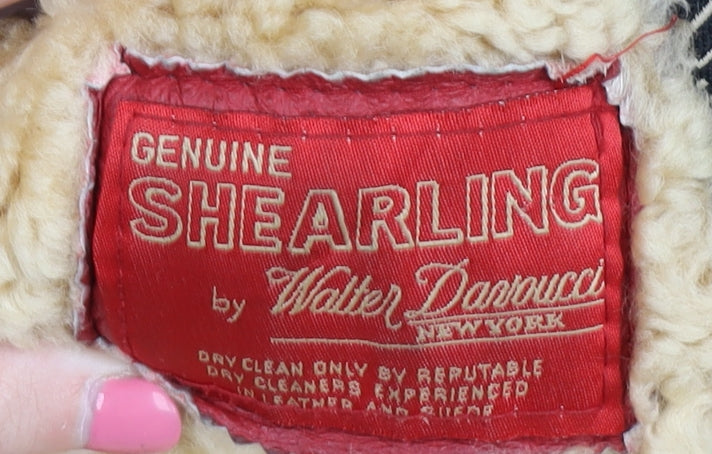 Walter Darrucci Women's Red Biker Jacket 2XS