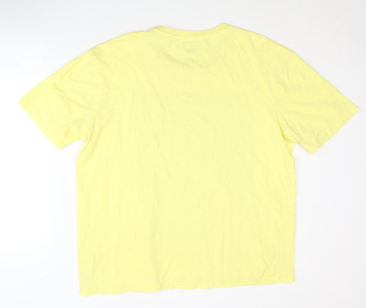 Disney Unisex Yellow Beauty and the Beast T-Shirt XL