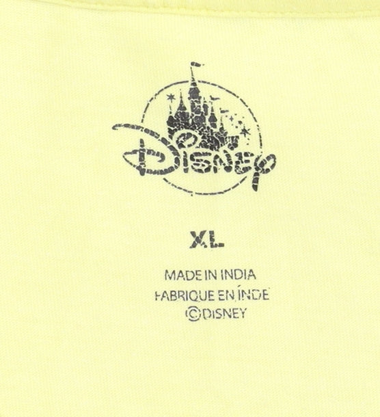 Disney Unisex Yellow Beauty and the Beast T-Shirt XL
