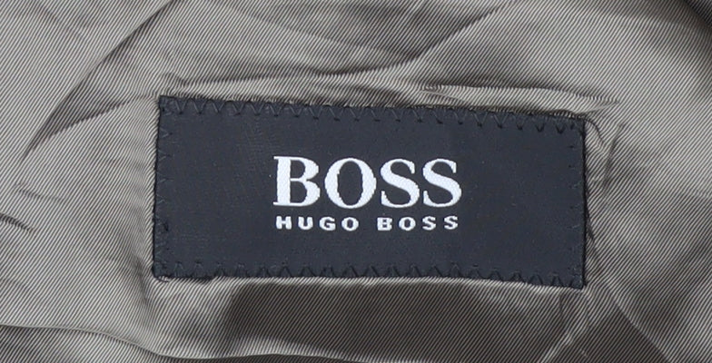 Hugo Boss Men's Grey Wool Blazer Jacket 54