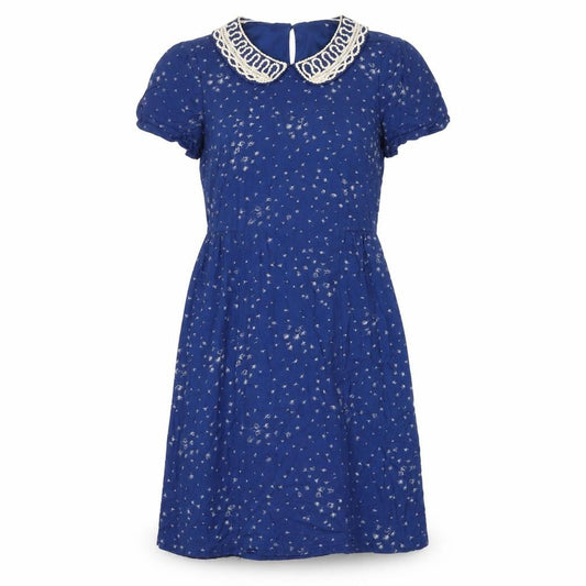 Boden Women’s Blue A-Line Dress, Size 8, Floral Style