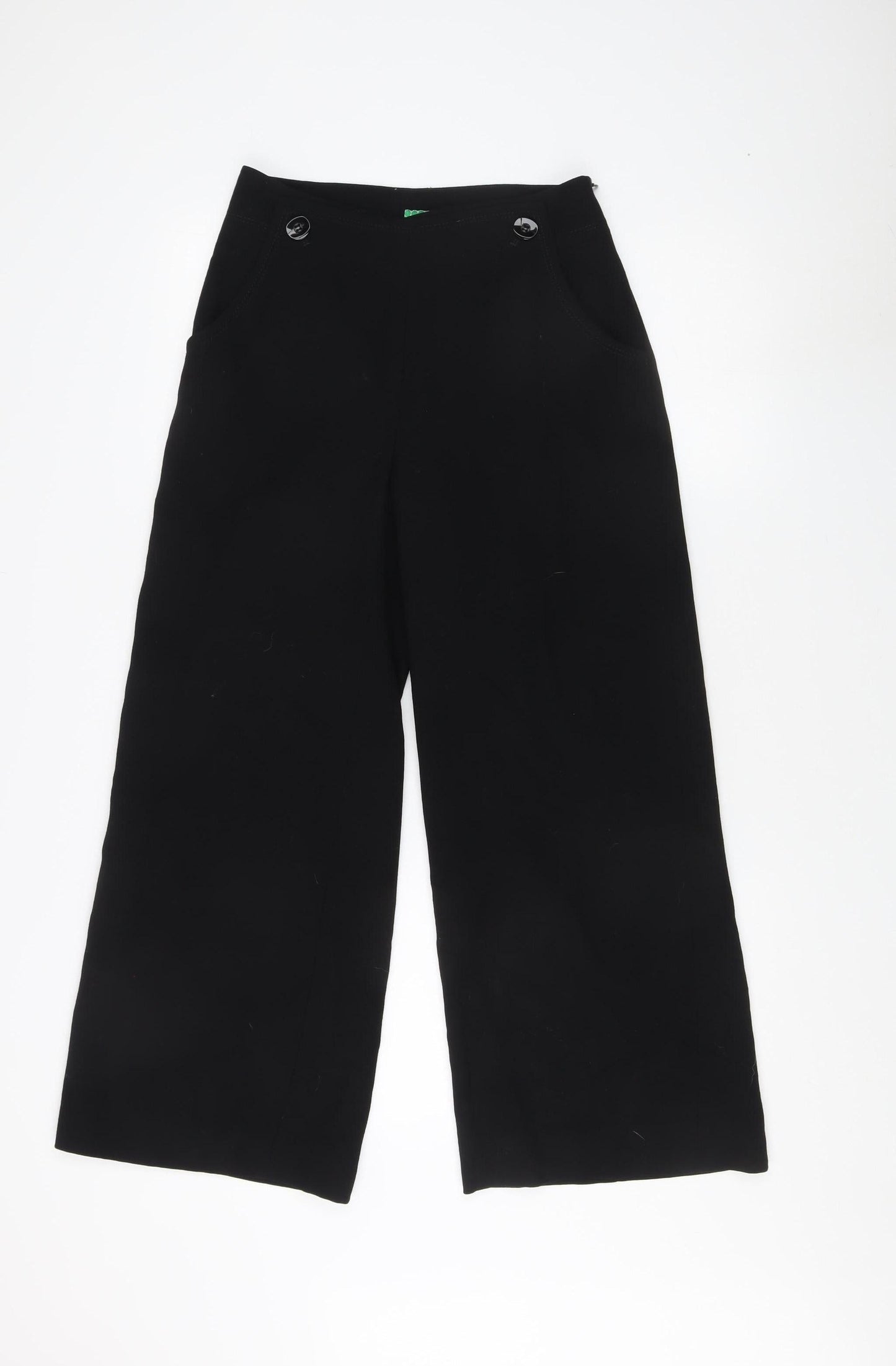 Hobbs Women's Black Wool Trousers Size 8