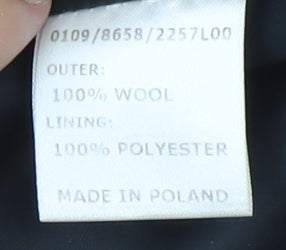 Hobbs Women's Black Wool Trousers Size 8