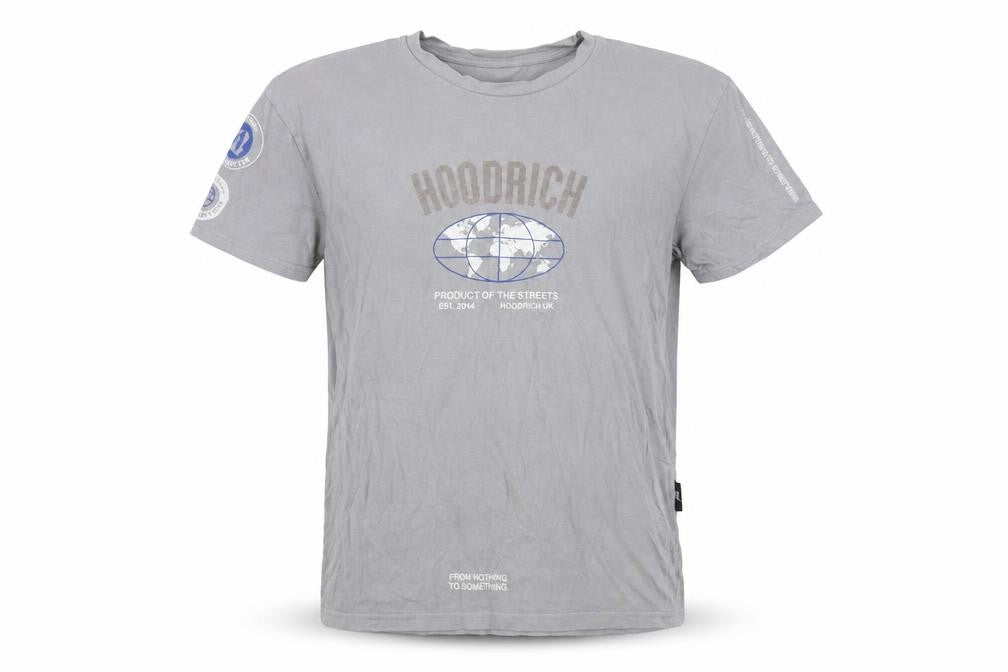 Hoodrich Men's Grey XS T-Shirt with Logo